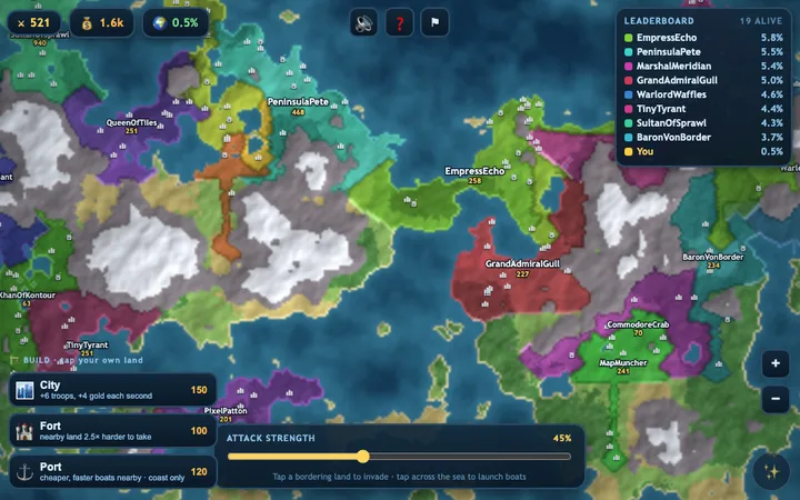 Landgrab: David Cameron Edition gameplay